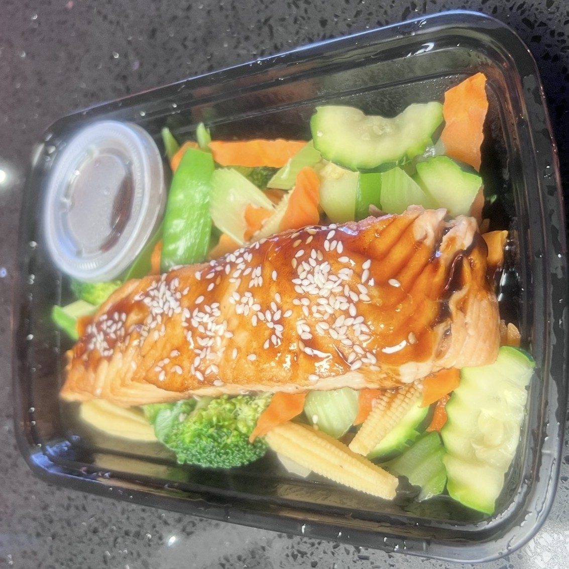 Salmon Teriyaki.
