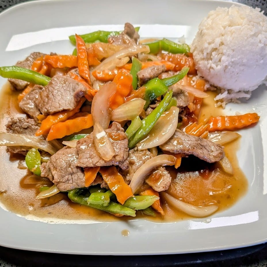 Thai Pepper Steak.